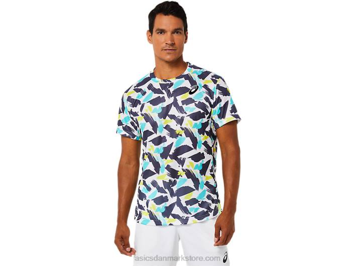 Asicsherre match grafisk kortærmet top 60Z41498 strålende hvid