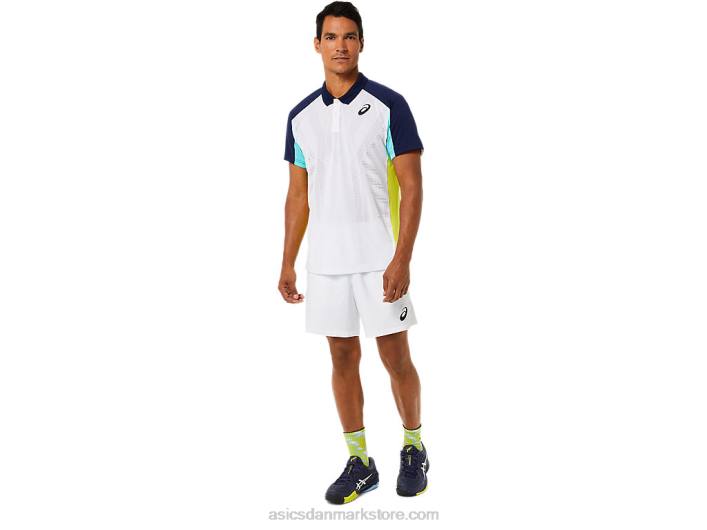Asicsherre match polo-shirt 60Z41504 strålende hvid/is mynte