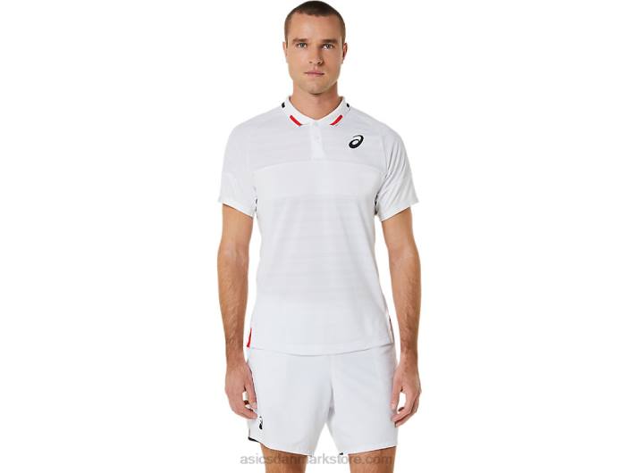 Asicsherre match polo-shirt 60Z4324 strålende hvid