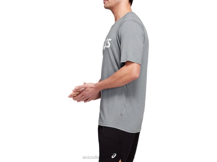 Asicsherre triblend trænings kortærmet top 60Z41987 pladestenslyng/hvid