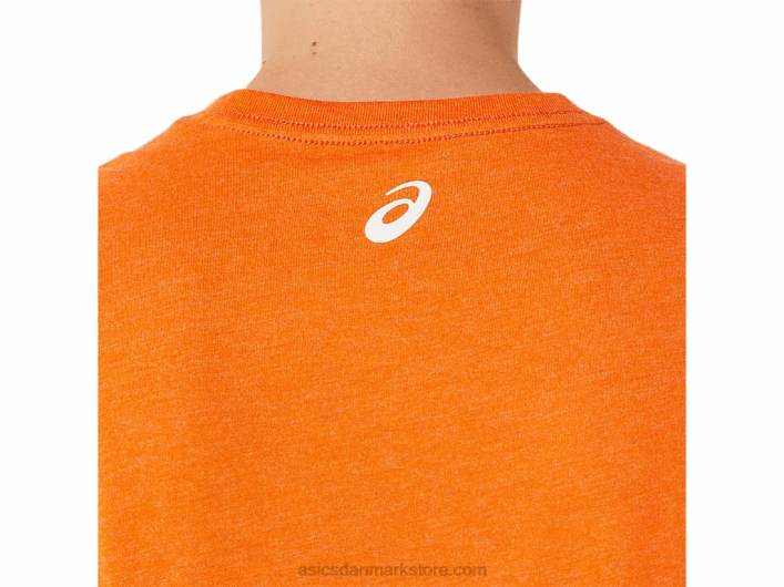 Asicskortærmet 1977 global sportstøj t-shirt 60Z41268 morgenfruelyng