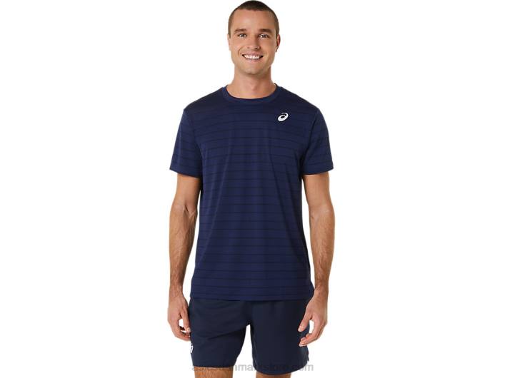 Asicskortærmet herrebane med kort ærmer 60Z4443 midnat