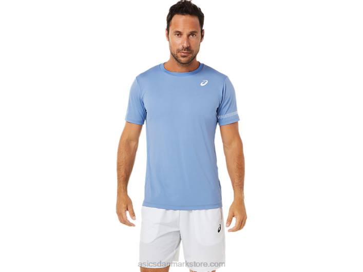 Asicskortærmet t-shirt til mænd 60Z41513 blå harmoni
