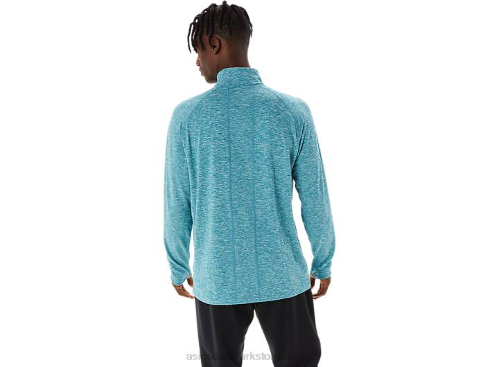 Asicsmænds tog sana 1/2 lynlås 60Z41068 fløjlsfyrlyng