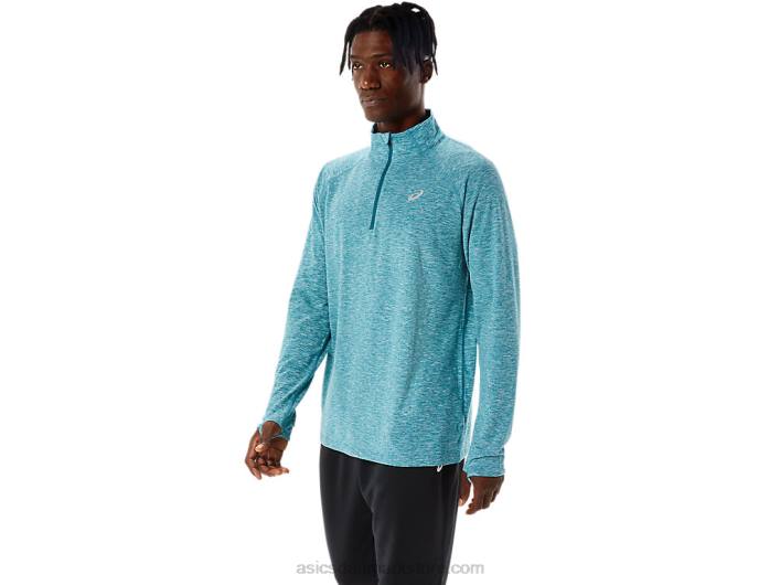 Asicsmænds tog sana 1/2 lynlås 60Z41068 fløjlsfyrlyng