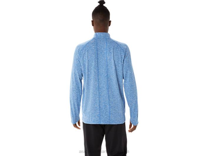 Asicsmænds tog sana 1/2 lynlås 60Z41470 sødrev lyng/fransk blå