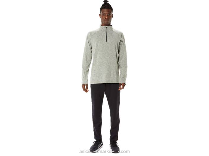 Asicsmænds tog sana 1/2 lynlås 60Z41477 lavgrøn lyng