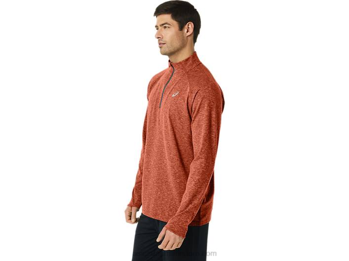 Asicsmænds tog sana 1/2 lynlås 60Z4194 krydderi latte lyng