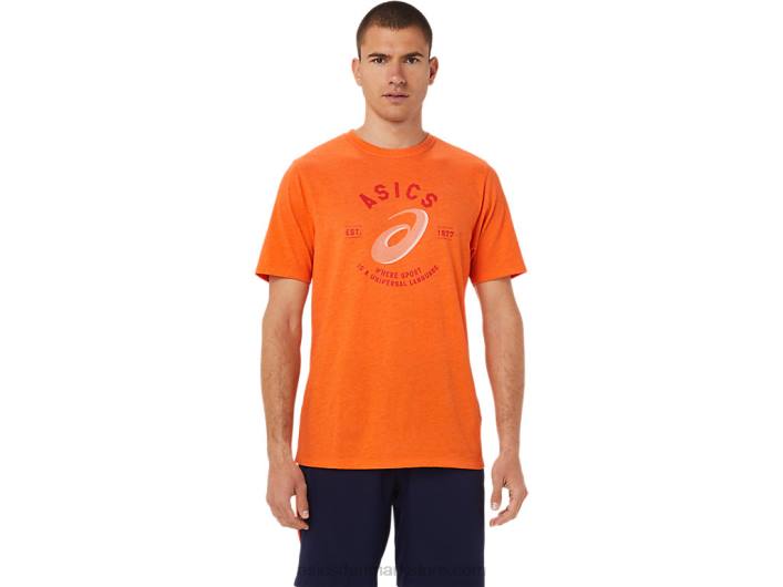 Asicsspiral en universal lang t-shirt 60Z41912 morgenfruelyng
