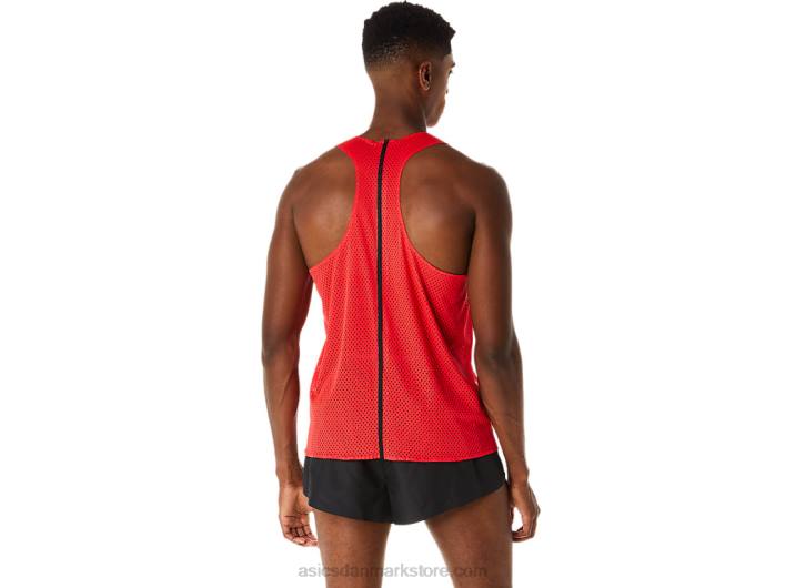 Asicsactibreeze jacquard singlet til mænd 60Z4130 elektrisk rød