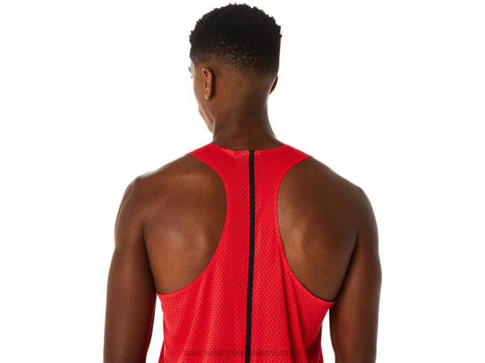 Asicsactibreeze jacquard singlet til mænd 60Z4130 elektrisk rød
