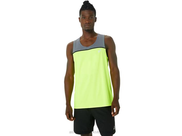 Asicsherre pr lyte singlet 60Z41021 sikkerhedsgul/metropol
