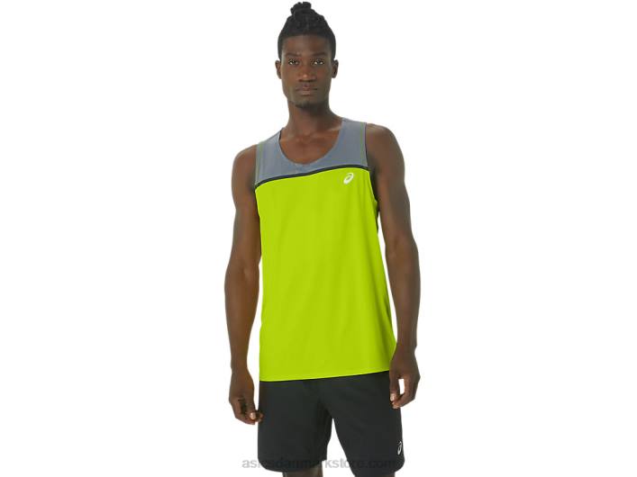 Asicsherre pr lyte singlet 60Z441 limeskal