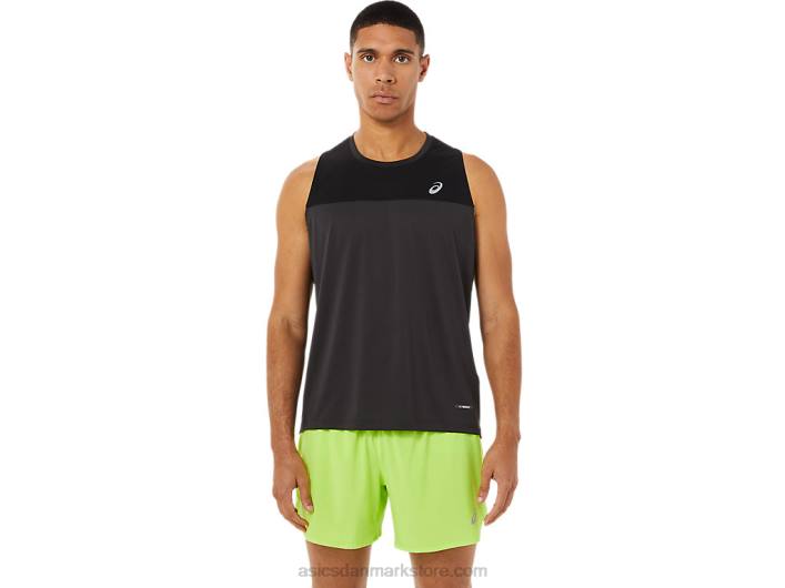 Asicsherre race singlet 60Z41393 ydeevne sort/grafitgrå