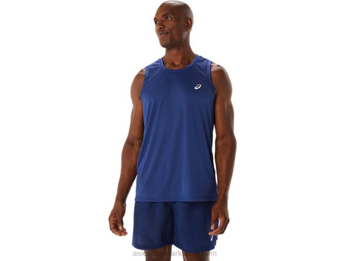Asicsherre ready-set lyte singlet 60Z4176 indigo blå
