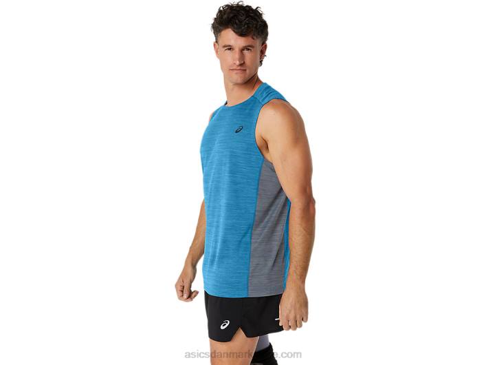 Asicsmænds træne sana muskeltank 60Z417 island blue/sheet rock