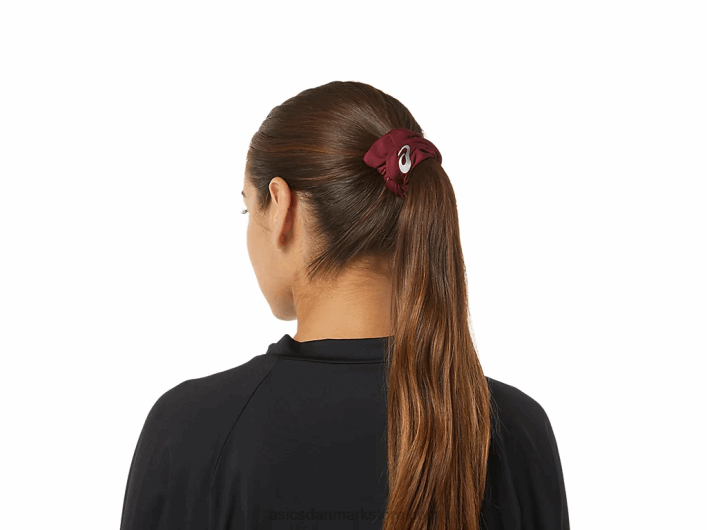 Asicsden nye stærke genbrugte scrunchie 60Z42993 kardinal/skovgrøn