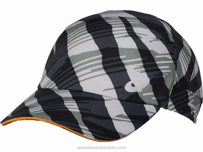 Asicsgrafisk vævet kasket 60Z4969 kappe grøn/rav
