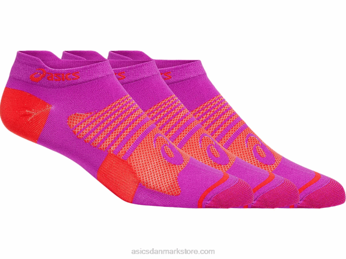 Asicskvinders quick lyte plus 3pk 60Z42975 orkidé/rød alarm