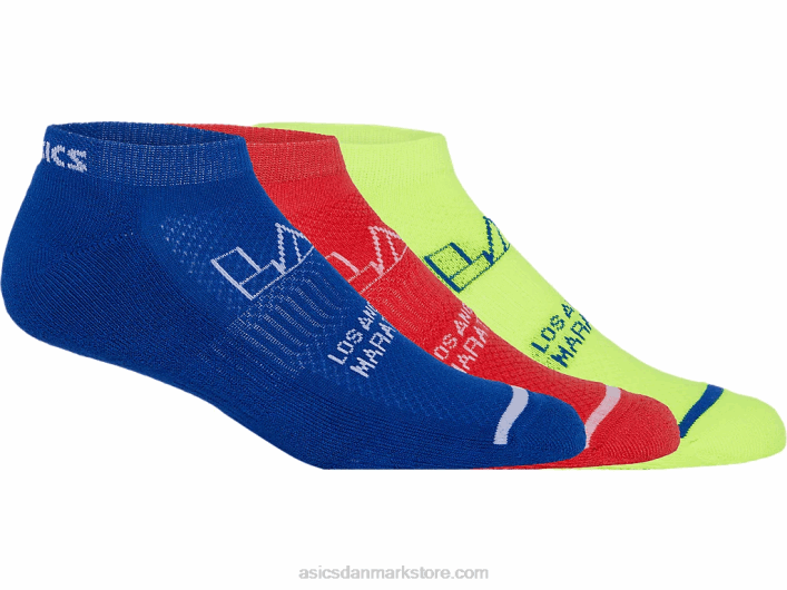 Asicspude lav 3-pak lam 60Z41371 kystrose/pacific teal/gul